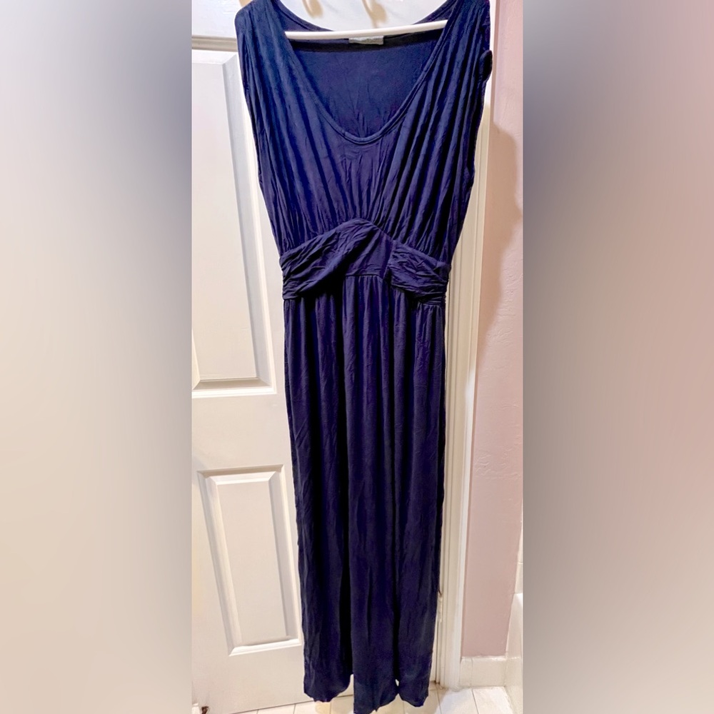 LoveAppella maxi dress, navy blue, size XL